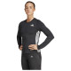 Adidas Γυναικεία μακρυμάνικη μπλούζα Essentials Long Sleeve 3-Stripes Workout Tee